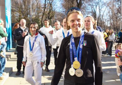 Casa Italia in Milan: guests on 21 February