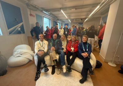 Visita della Presidente CIO Coventry alla delegazione Italia Team a Milano