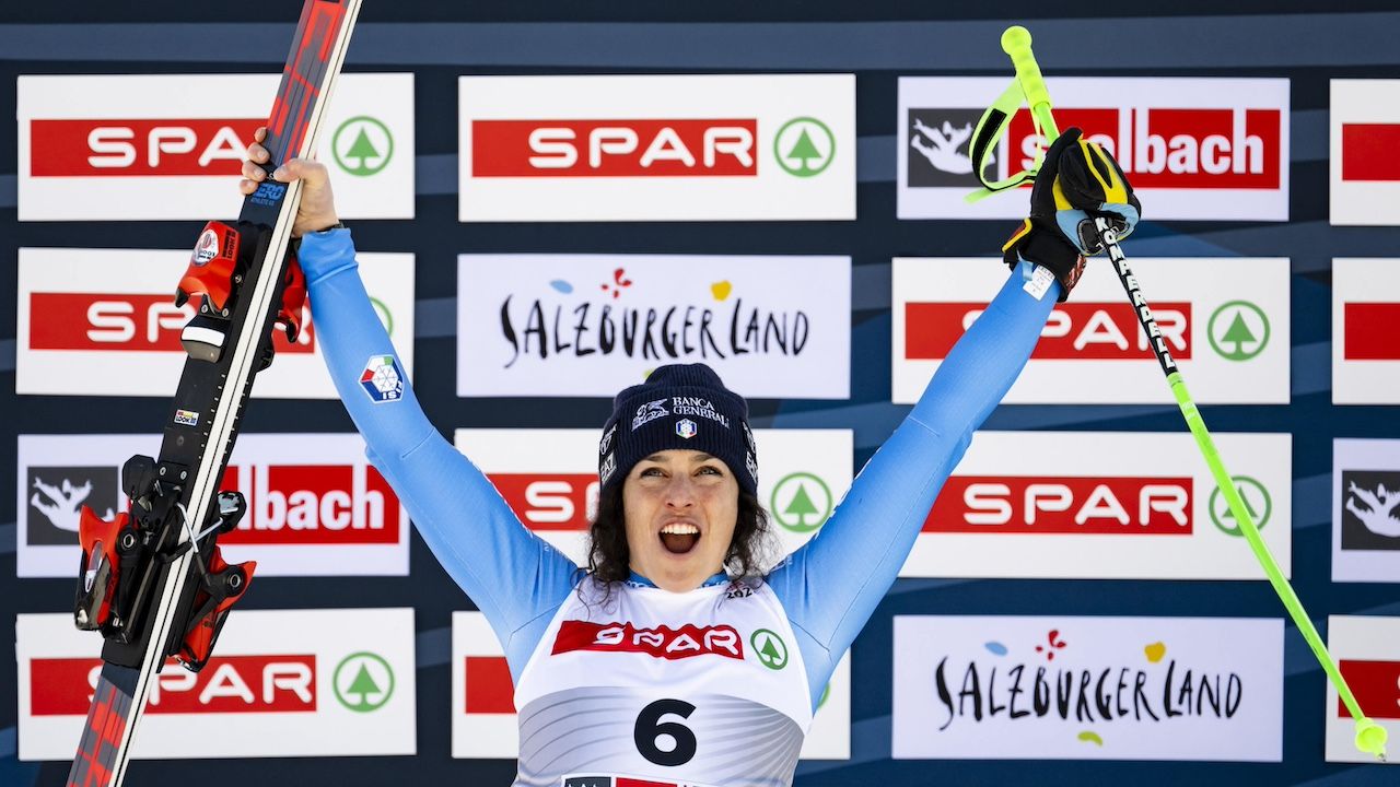  Mondiali: Federica Brignone vince l'argento a Saalbach e conquista il primo podio in super-G