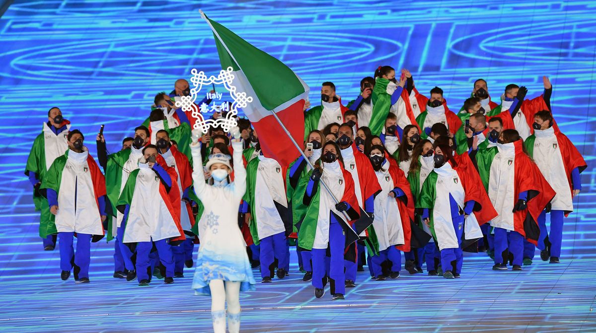 I Portabandiera dell'Italia ai Giochi Olimpici Invernali