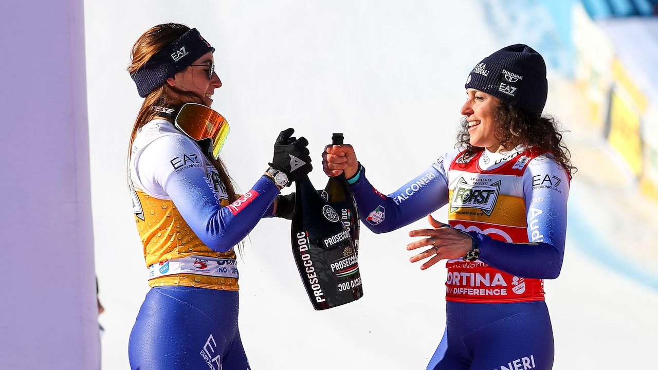 Goggia e Brignone danno spettacolo in Coppa del Mondo: trionfo azzurro nel test event olimpico di Cortina 