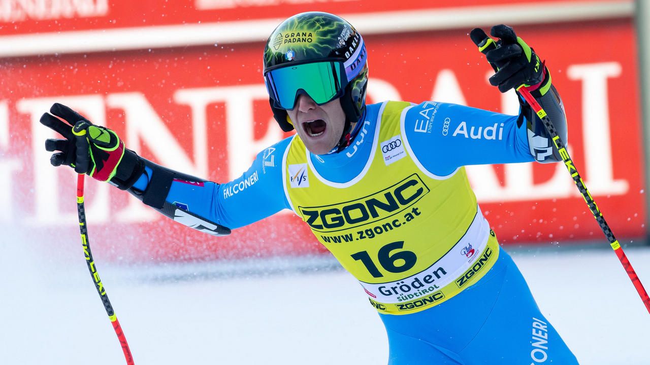 Val Gardena: Giovanni Franzoni chiude terzo in super-G e firma il primo podio in Coppa del Mondo