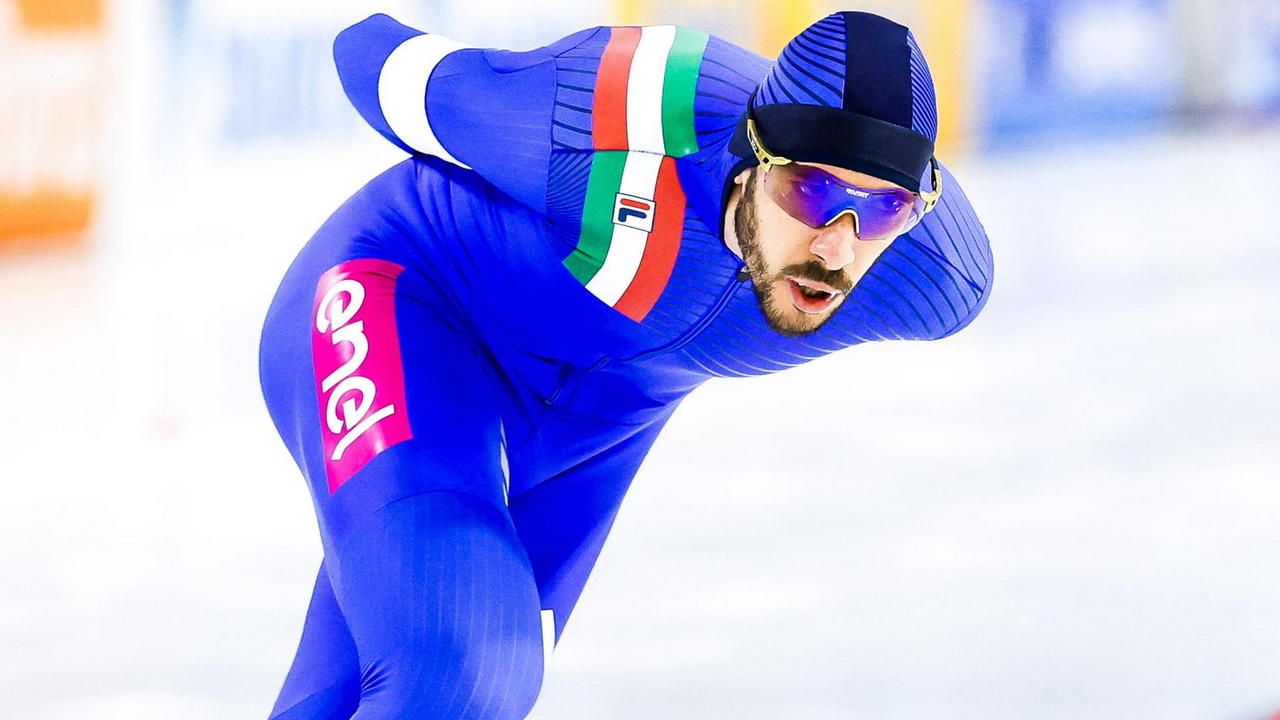 Davide Ghiotto secondo nei 10.000 metri di Heerenveen: primo podio stagionale in Coppa del Mondo