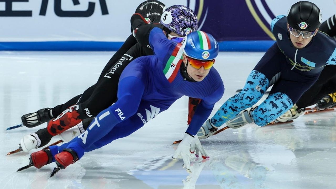  World Tour: Pietro Sighel vince i 1.000 metri a Montréal, terzo posto per gli azzurri della staffetta