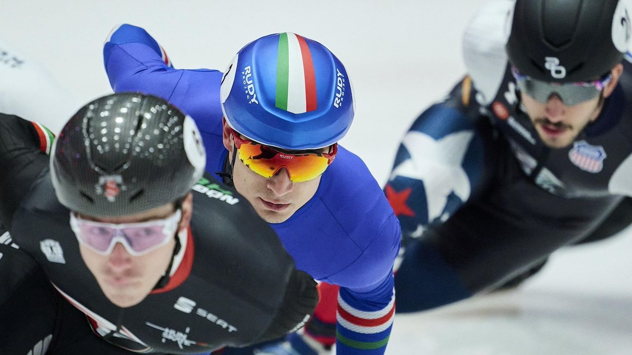 World Tour: secondo posto per Sighel nei 1.000 metri di Danzica, terza la staffetta maschile azzurra